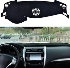 Dashboard Protector Mat Cover Suede Non-Slip Anti-UV Glare Fits 13-18 Altima