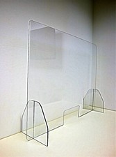 Grosser Husten u. Spuckeschutz 100x75 cm Schutzscheibe Tröpfchenschutz Spuck neu