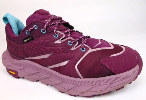 Hoka One One Anacapa niedrige GTX Gore-Tex Wanderschuhe Damen Größe 9,0 B, Traube