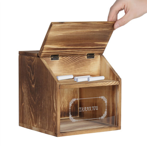 Vorschlagsbox Spendenbox Mailbox Briefkasten mit löschbarer Kreidetafel/Schloss - Bild 8 von 13