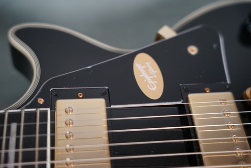 Guitarra Eléctrica de Ébano Personalizada Epiphone Inspirada en Gibson Les Paul con Estuche GIG Nueva - Imagen 4 de 18