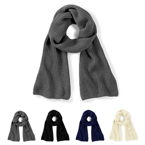 Beechfield Damen Herren Strickschal Winterschal METRO KNITTED SCARF Neu CB469 - Bild 1 von 4