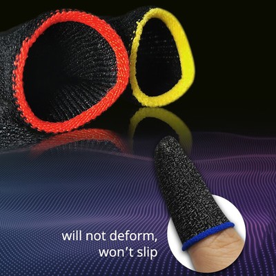 20pcs Gaming Finger Sleeve Mobile Screen Game Controller Breathable Thumb Glove