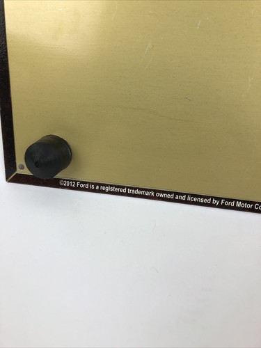 Ford Mustang Tin Sign Metal Clock Rustic Garage Muscle Car 1 of a Kind Folk Art - Picture 10 of 12