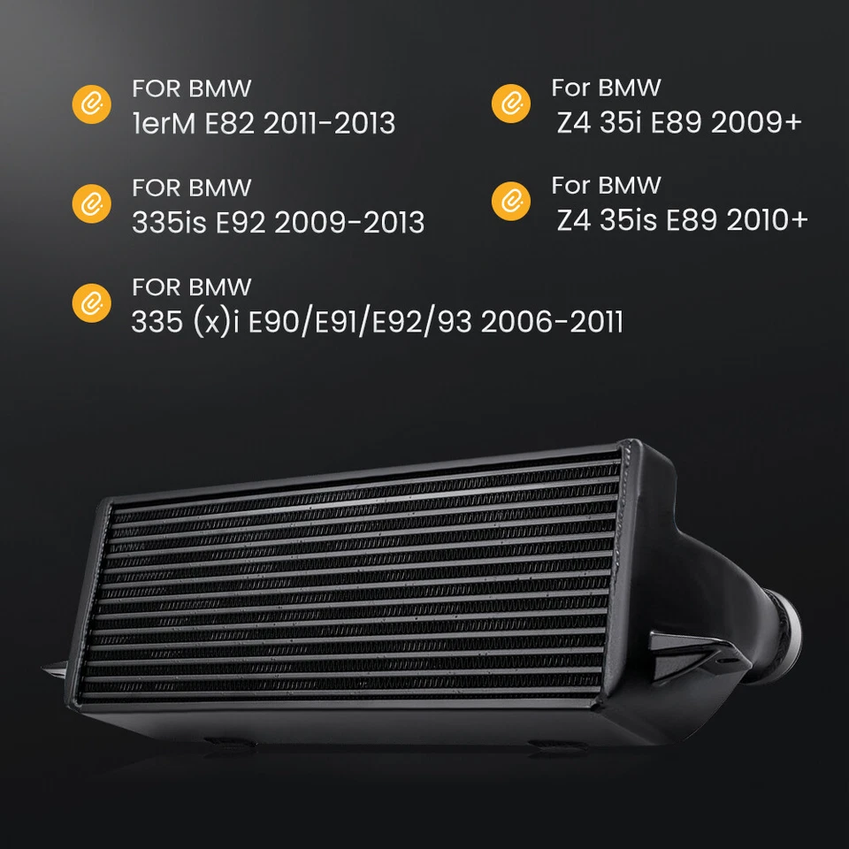 Intercooler per BMW 135i 335xi Z4 35i E82 E88 E90 E92 E93 E89 2006-16 N54/N55 - Immagine 4 di 4