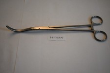 29-308 1 PC MAYO VESSEL CLAMP 9.25" DOUBLE CURVED JAWS SERRATED