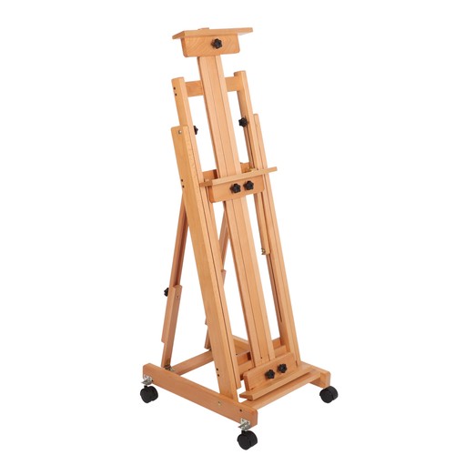 Movable Studio Easel Artist Painting Stand Beech Wood H-Frame Heavy Duty 87 In - Picture 17 of 17