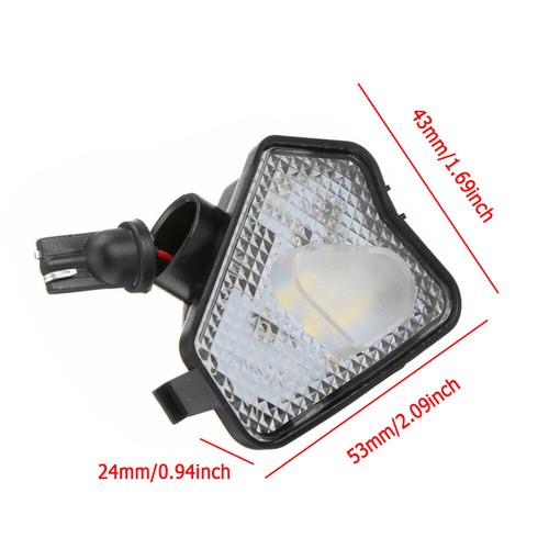 2PCS Led Side Mirror Puddle Light For Mercedes Benz B C E S CLA GLA GLK Class - Picture 5 of 9