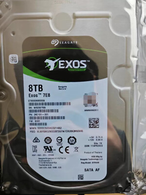 FOR Seagate Exos 7E8 ST8000NM0055 8TB 3.5'' SATA 6Gb Internal Hard Disk 7200RPM