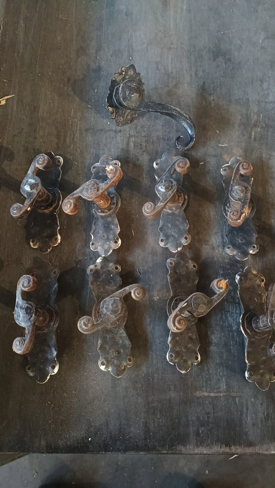 Maniglie Vintage In ferro Battuto - Immagine 2 di 4