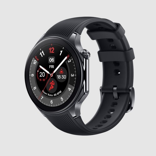 OnePlus Watch 2 GPS Only, 46mm | Black Case, Black Fluororubber Band | B- Grade - Photo 2 sur 4