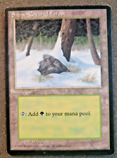 Snow-Covered Forest Ice Age  Basic Land MAGIC GATHERING CARD (DS3D1PQ)..........