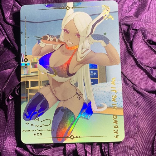MIRKO Rumi Usagiyama My Hero Academia ACG Waifu Gold Cartoon Beauty Holo Card - Picture 1 of 5