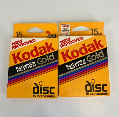 Vintage Kodak Tele Disc Camera w/ Kodacolor Gold Disc Film exp. '92/'93 UNTESTED - Picture 2 of 13