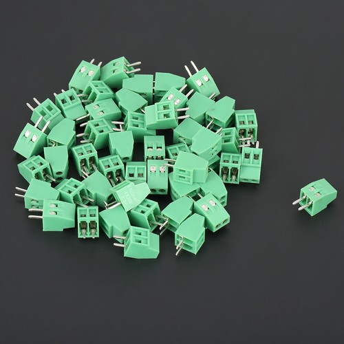 50stk 2-polig Anschlussklemmen 2.54mm Printklemmen Leitterplattenklemmen Satz DE - Bild 2 von 11
