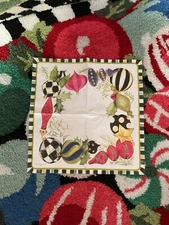 MacKenzie-Childs Deck The Halls Cocktail Paper Napkin 1 for Decoupage.