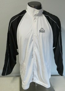 kappa track jacket white