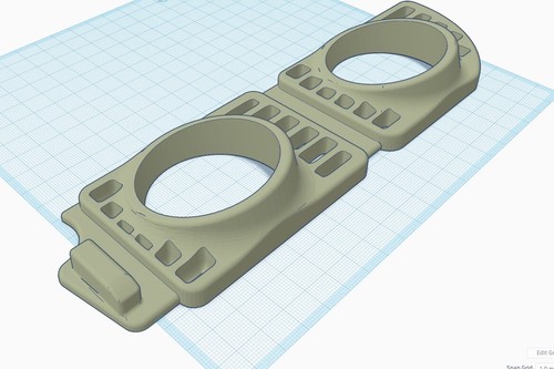 52mm Dual Vent Pod Boost Gauge Pod for 93 - 98 Nissan R33 Skyline - Picture 3 of 5