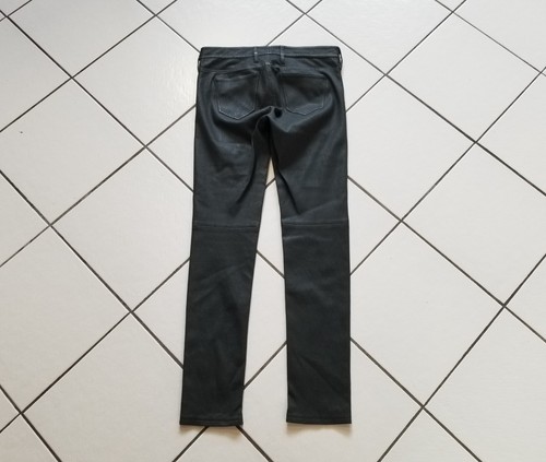 Strenesse tolle super feminine stretch Leder Echtleder Hose Schlamm - Anthrazit - Bild 12 von 13