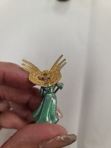 4 Vintage Art Plastic ANGEL FIGURINES w/ Musical Instruments Hong Kong ~ 1950ish - Picture 14 of 22