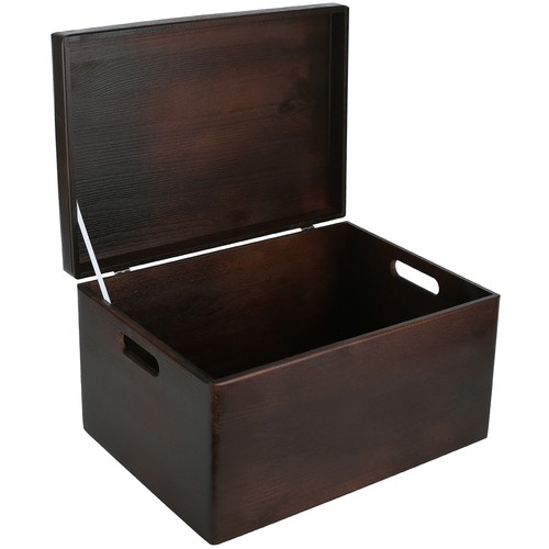 Holzkiste mit Deckel Aufbewahrungsbox Holzbox Allzweckkiste | 3 Größen 10 Farben - Bild 52 von 125