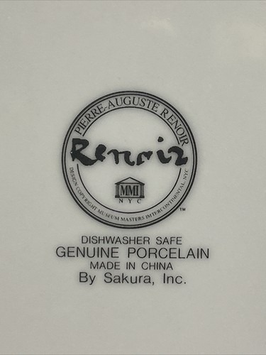 Sakura "RENOIR" 10,5" Teller Echt Porzellan - Bild 11 von 11