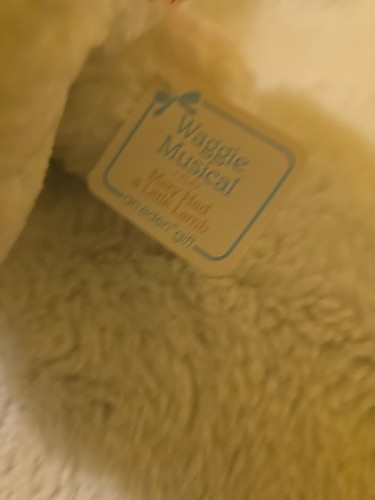 Vtg Eden Sheep Lamb Plush Musical Key Wind Up Mary Had a Little Lamb W/ Tags - Picture 8 of 9