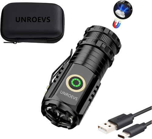 Mini Flashlight 2550 Lumens Rechargeable USB C Charging, Small Flashlights High - Picture 12 of 12