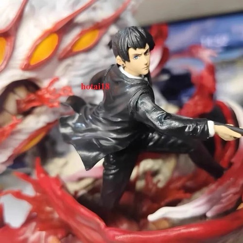 Anime Chainsaw Man Hayakawa Aki LED Action Figure Model 25cm PVC Statue Toy Gift - Picture 8 of 10