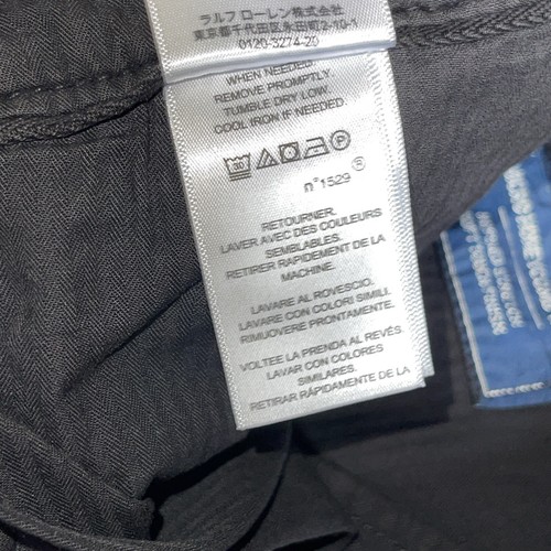 Polo Ralph Lauren Hose Herren 38x32 Schwarz Wynton Stretch Slim Tapered Fit Freizeit - Bild 17 von 17