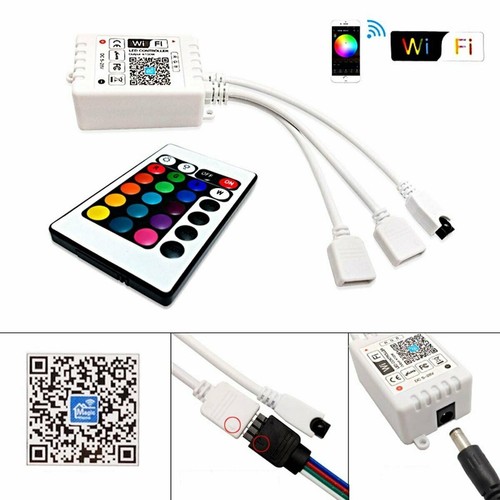 5M ~20M 12V LED RGB Strips Lights 3528 Wifi Smart Control +Power Supply Kit - Picture 7 of 21