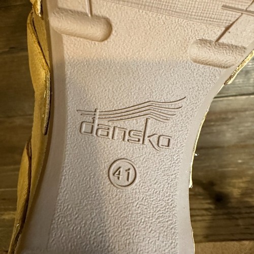 Neu Dansko Tinley hellbraune Damen-Ledersandalen mit Riemchenabsatz Größe 41 US 10,5–11 - Bild 6 von 6