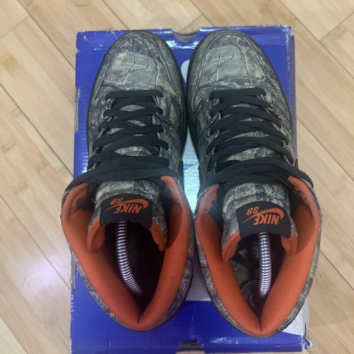Size 9 - Nike Dunk Premium SB Mid Real Tree Camo - Picture 6 of 9