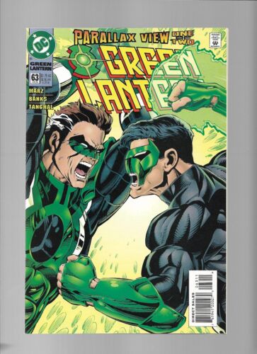 Green Lantern 63 64 Kyle Rayner vs Hal Jordan Parallax Martian Manhunter Aquaman
