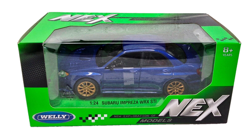 SUBARU IMPREZA WRX STI π Welly NEX 1:24 Scale Diecast Metal Replica Model Car - Picture 9 of 14
