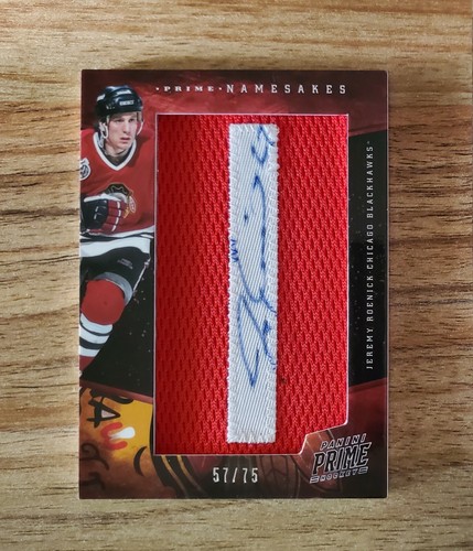 Jeremy Roenick 2011-12 Prime Namesakes Autograph SP # /75 NOW TAKING OFFERS