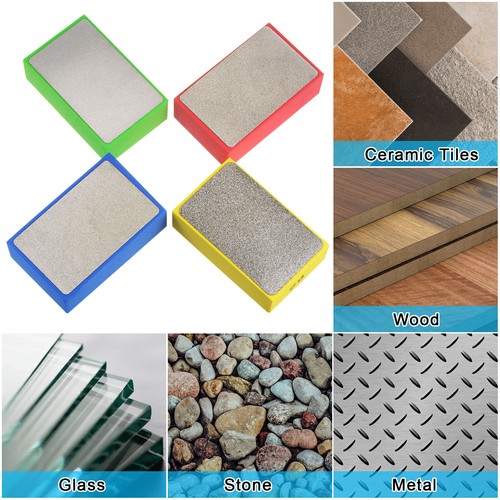 8pcs Diamond Polishing Pad 2 Set 60# 100# 200# 400# Grits Sanding Blocks - Picture 6 of 7