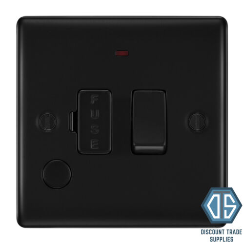 BG Nexus Matt Black Switches & Sockets Full Range Black Inserts Free Postage - Picture 49 of 78