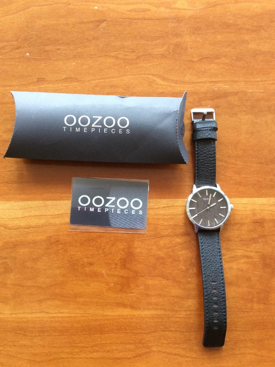 Oozoo design watch genuine leather sales