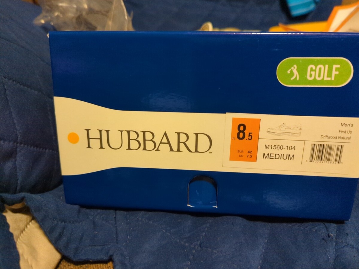 Samuel Hubbard First Up Spikeless Golf Shoe 9 New/Box Samuel Hubbard First Up Driftwood Natural Men main image 2