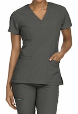  MED Med Couture Air Scrub Top 8561PWAB PEWTER