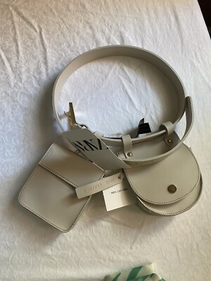 Zara leather belt with coin pockets NWT SIZE 34 | eBay display picture 3