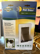 NEVER OPENED PetSafe Extreme Weather Pet Door, Small, 1-15 lbs.