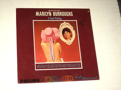 33rpm MARILYN BURROUGHS i feel pretty(MONO)PHILLIPS PHM 200-137 nice SEE  PICS