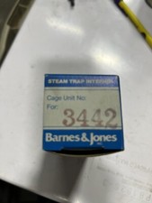 6 Barnes & Jones steam trap interiors for 3442