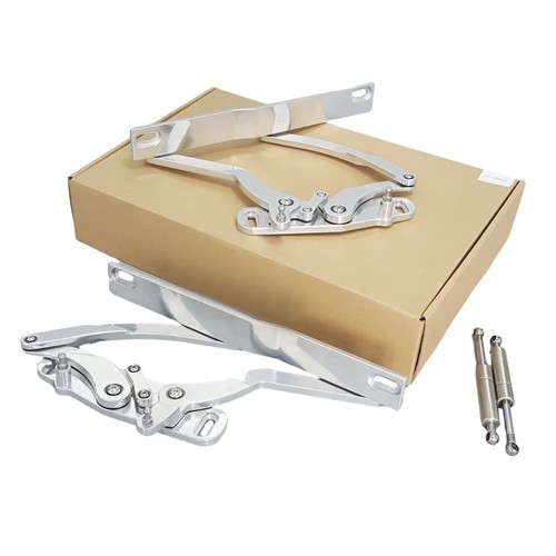 Billet Aluminum Hood Hinges Kit For Chevrolet Camaro Pontiac Firebird 1970-1981 - Foto 6 di 7