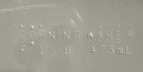 CORNING WARE Casseruole francesi bianche ovali 15 oz F-15-B SET di 4 - Foto 7 di 7