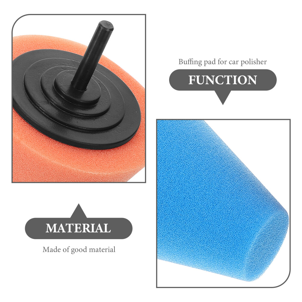 4 pcs Wheel Polisher Car Wax Buffer Sponge Buffer Drill Attachment