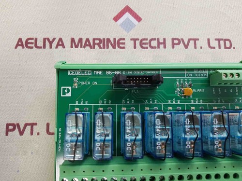 Módulo Terminal Salida Digital Cegelec MAE-95-06 D-FRONTAL 4-6.35 300V 30A - Imagen 3 de 7