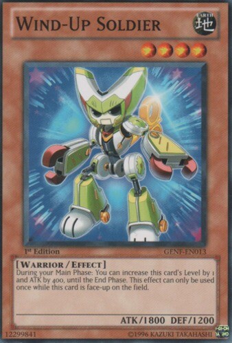 Wind-Up Soldier - GENF-EN013 - Common - 1st Edition x3 - Near Mint - Picture 1 of 1